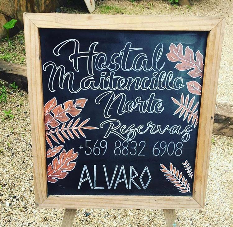 Hostal Maitencillo Norte Bagian luar foto